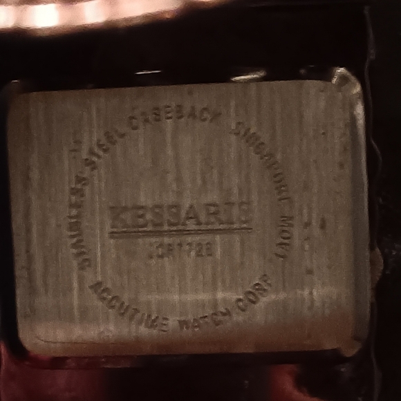 Stunning Vintage Kessaris Cuff Watch Chocolate simulated Diamonds - Picture 4 of 6